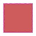 pink polka dot frame - circle