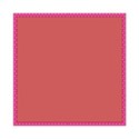 pink polka dot frame - circle