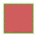 yellow polka dot frame - circle