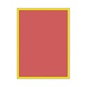 yellow polka dot frame - landscape