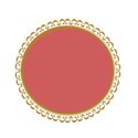 Round Gold frame