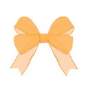 orange bow