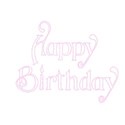 pink happy birthday
