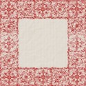 Red white borderlayering  pattern