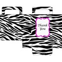 Printable Zebra Party Favor Bag