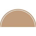 Half Circle - Brown