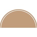 Half Circle - Brown