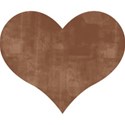 Heart - Brown