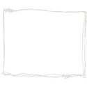 scribble frame white