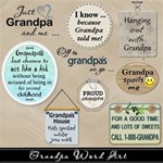 Grandpa Word Art