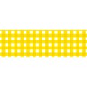 yellow gingham boarder