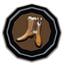 cowboy boots button