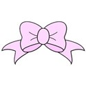 pink ribbon bow