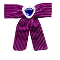 purple bow and sapphire