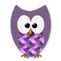 mini purple owl