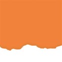 tangerine torn paper