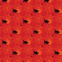 cat orange red