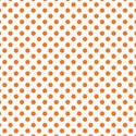 tangerine polka dot paper 6 x 6 square