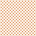 tangerine polka dot paper 6 x 6 square