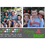 Merry & Bright Christmas Card