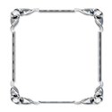 Blue square frame 2b