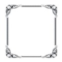 Blue square frame 2a