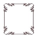 Pink square frame 1a