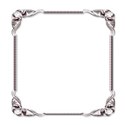 Pink square frame 2a