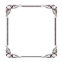 Pink square frame 2a