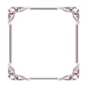Pink square frame 2c