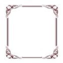 Pink Square frame 2d (2)