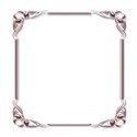 Pink Square frame 2d (2)