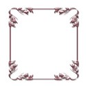 Pink Square Frame 2d