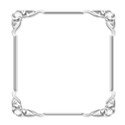 White Square frame 2