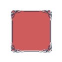 Blue square frame 2d