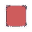 Blue square frame 2d