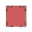 Pink square frame 1a