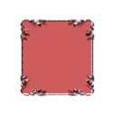 Pink square frame 1b