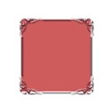 Pink Square frame 2d (2)