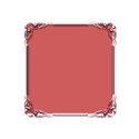 Pink Square frame 2d (2)