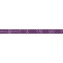purple polka dot ribbon