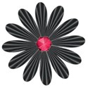 black flower