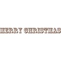 merry christmas word art