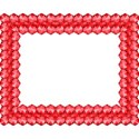 red oblong frame