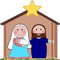Cartoon nativity