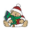 christmas teddy bear