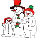 Snowman family