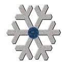 snowflake charm2 dark