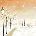 winter urban road background