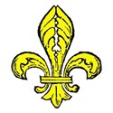 Fleur de lis yellow